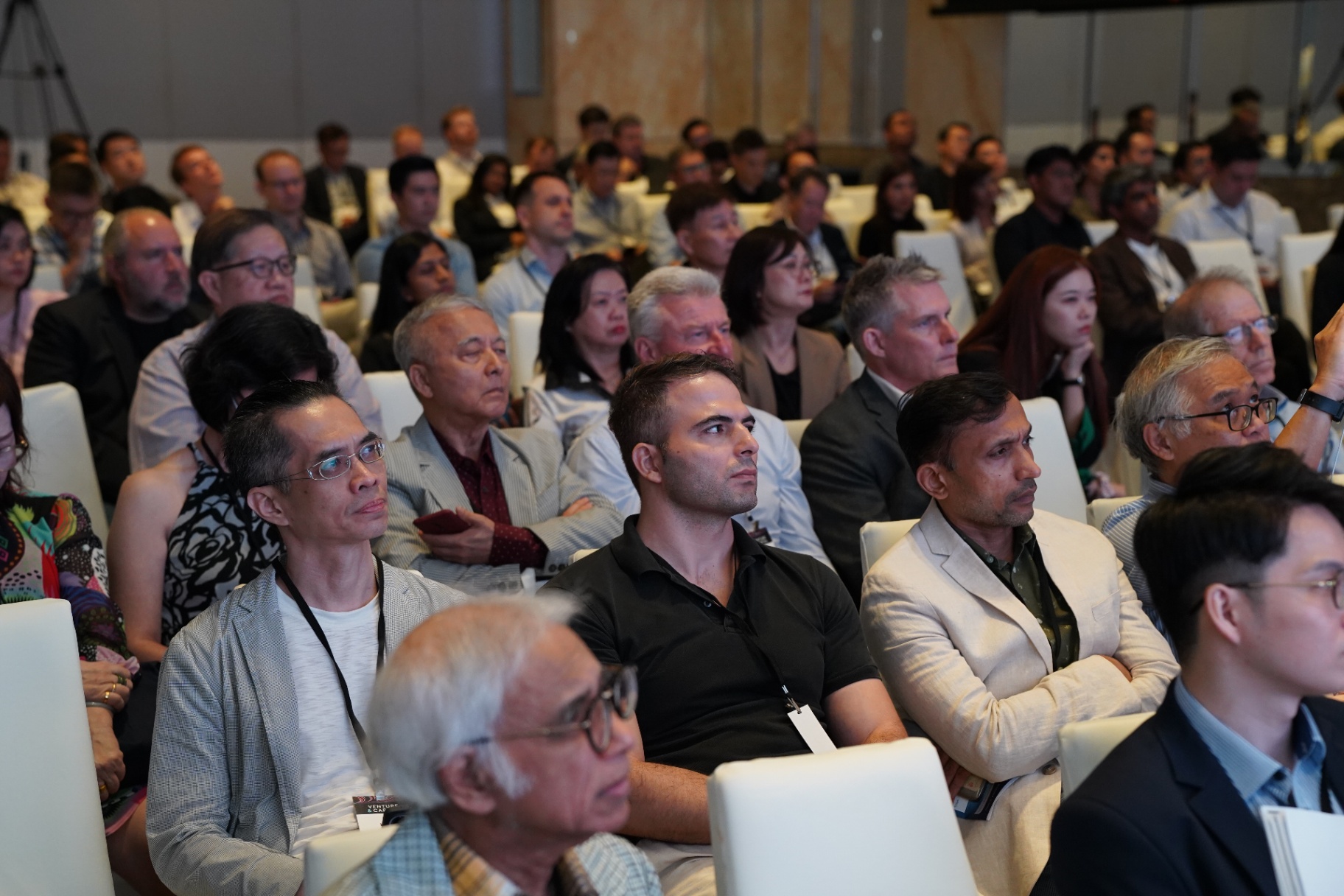Investors in the audience
