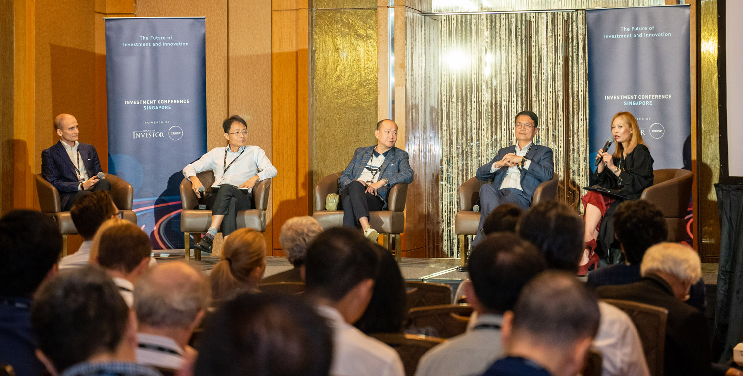 Yield panel on stage at Wholesale Investor Singapore
