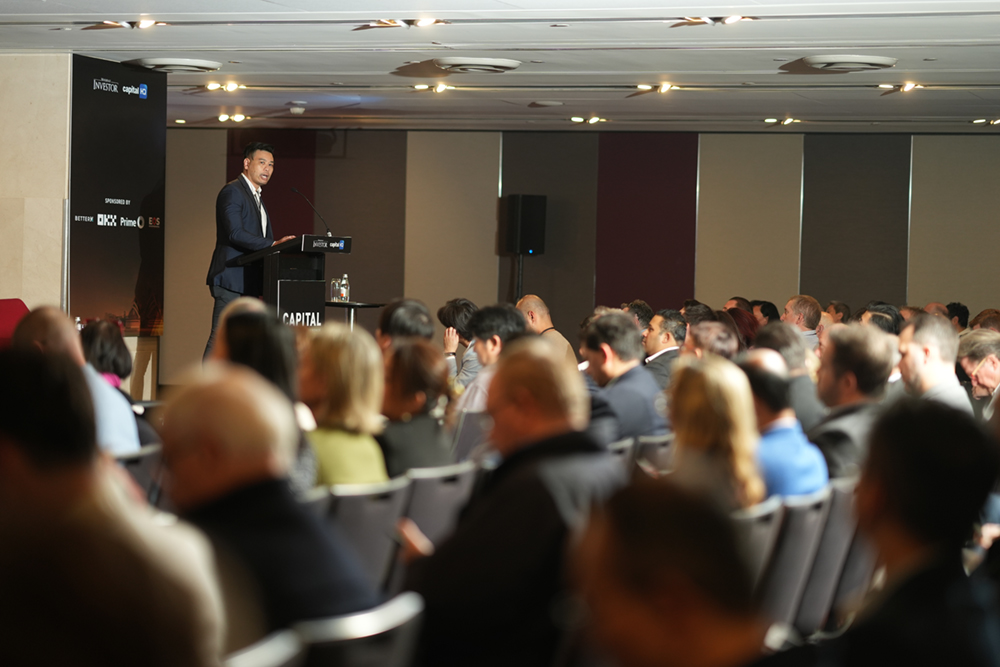 Main stage with full audience