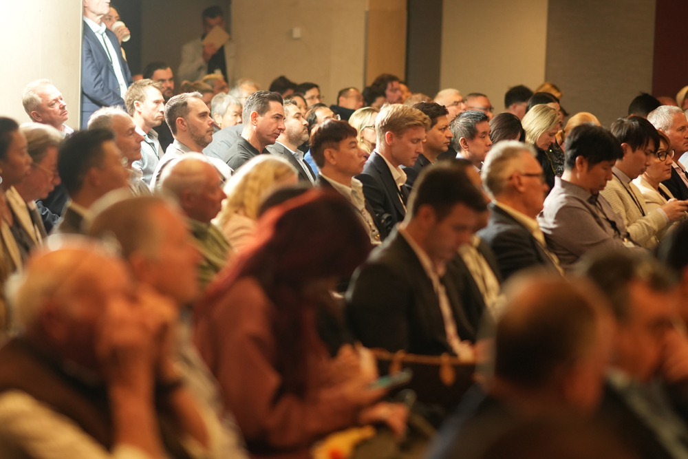 Audience listening in the conference room